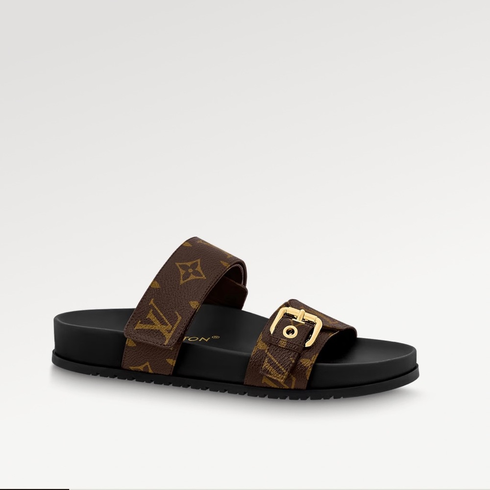 LOUIS VUITTON Bom Dia Flat Comfort Mule